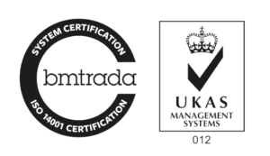 BM TRADA ISO 14001 Certification and UKAS Management Systems Logos